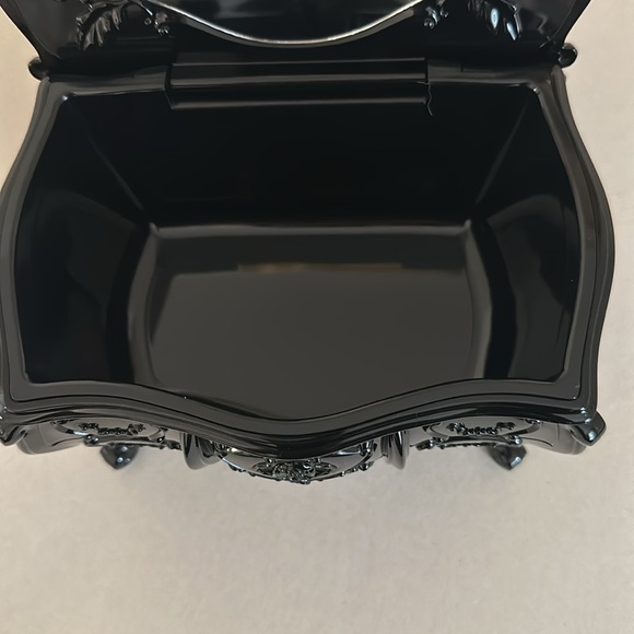 Anna Sui Beauty Box A Mirrored Trinket Chest Black NIB - Picture 5 of 10